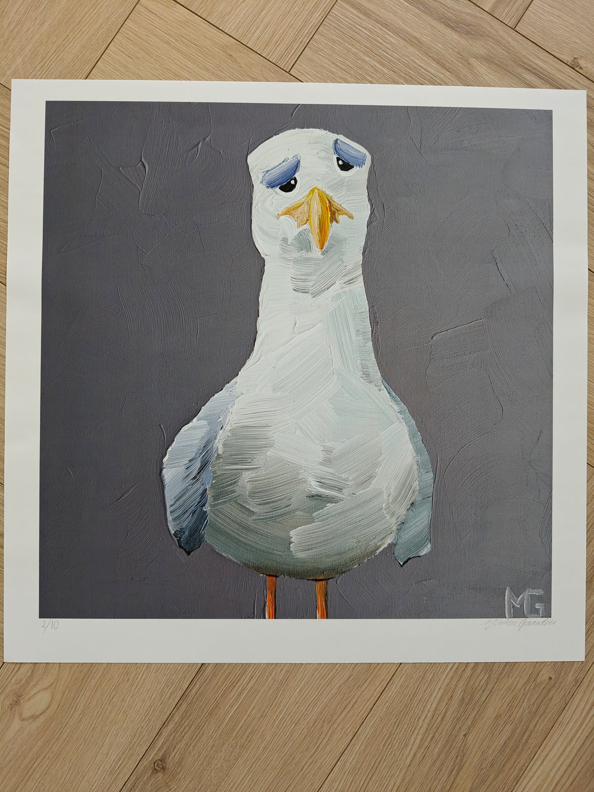 Måge Tryk nr. 2 – Limited edition (10stk) Signeret og nummereret