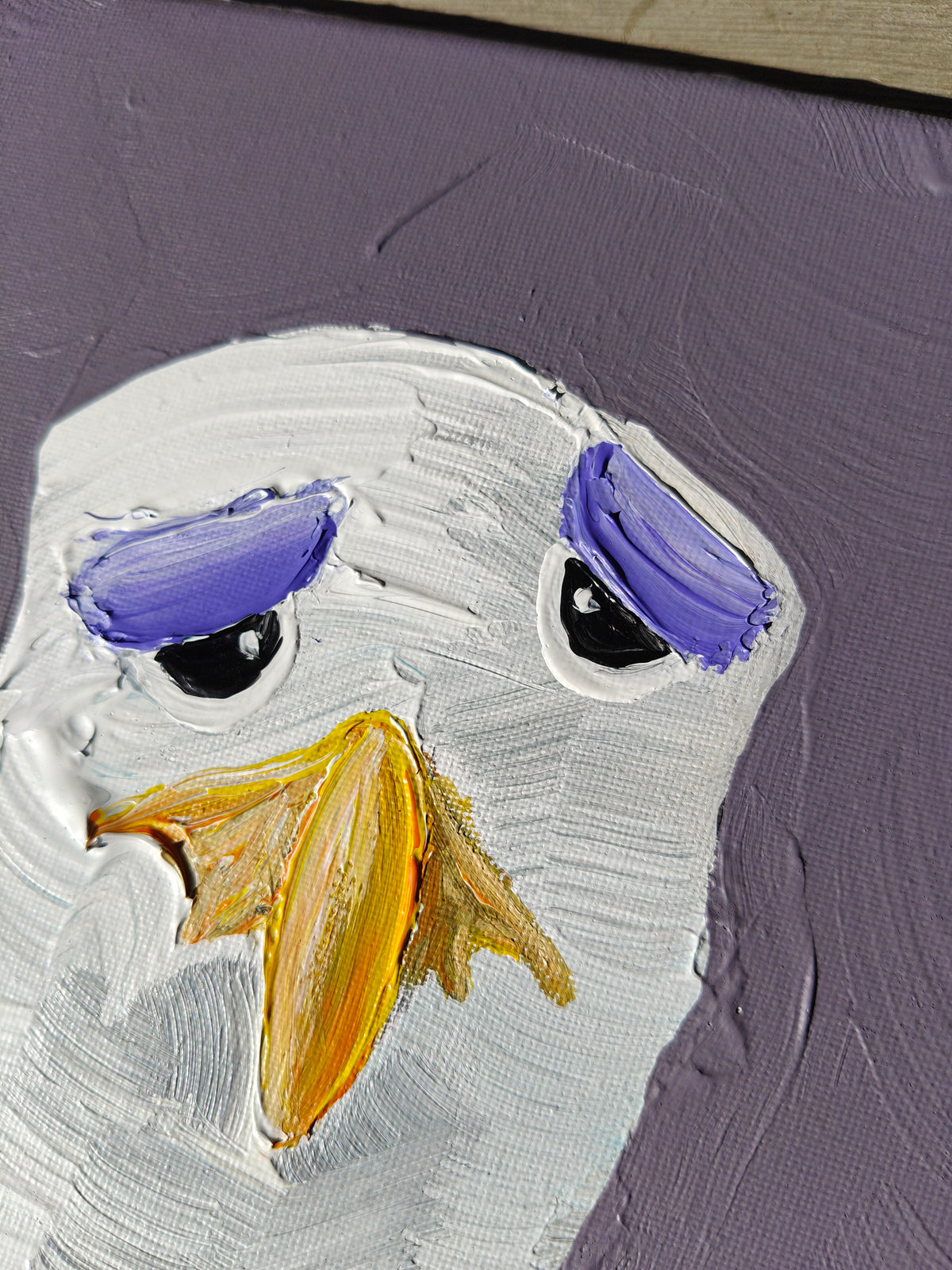 Måge 7 – 50x50 - original maleri