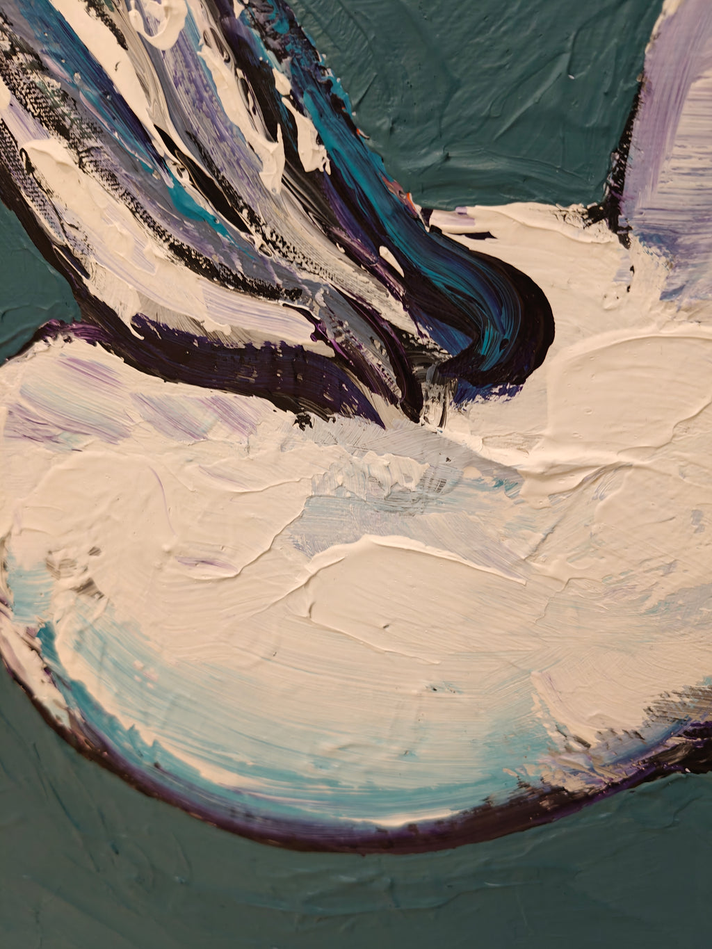Måge 9 - 70x60 - Original maleri