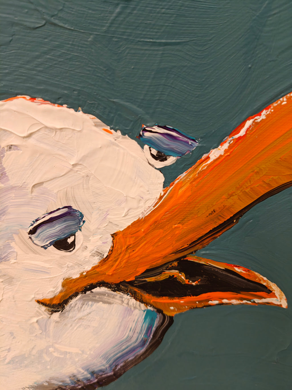 Måge 9 - 70x60 - Original maleri